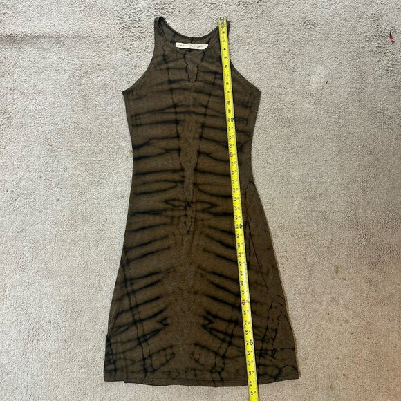 Raquel Allegra Dress Women’s Size 1 (Medium) Brown Tie Dye Point Sleeveless Midi - Picture 9 of 13